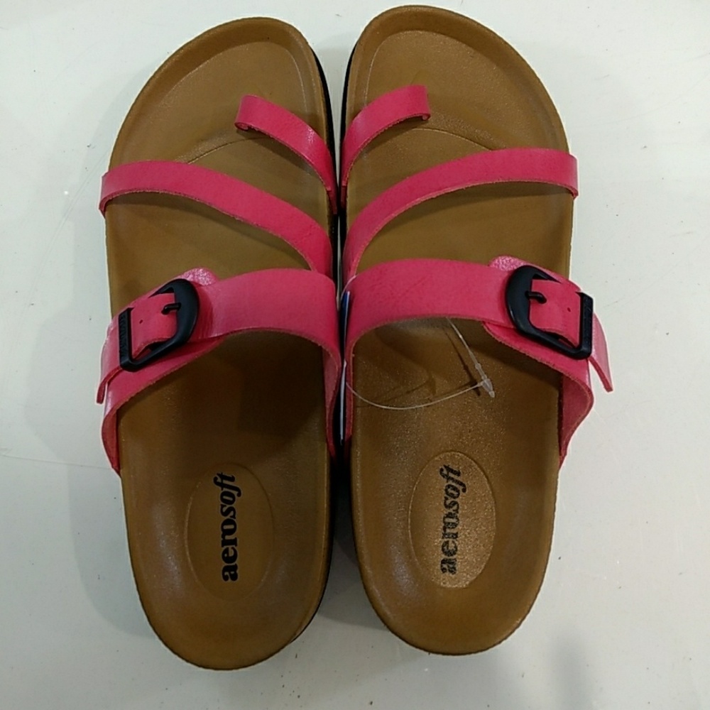 Aerosoft Women's Hana Pink Sandals, New - Picture 4 of 7